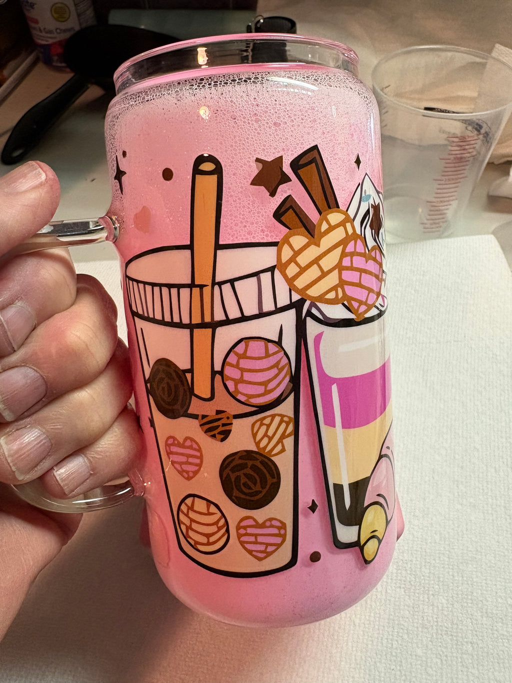 16 ounce glass