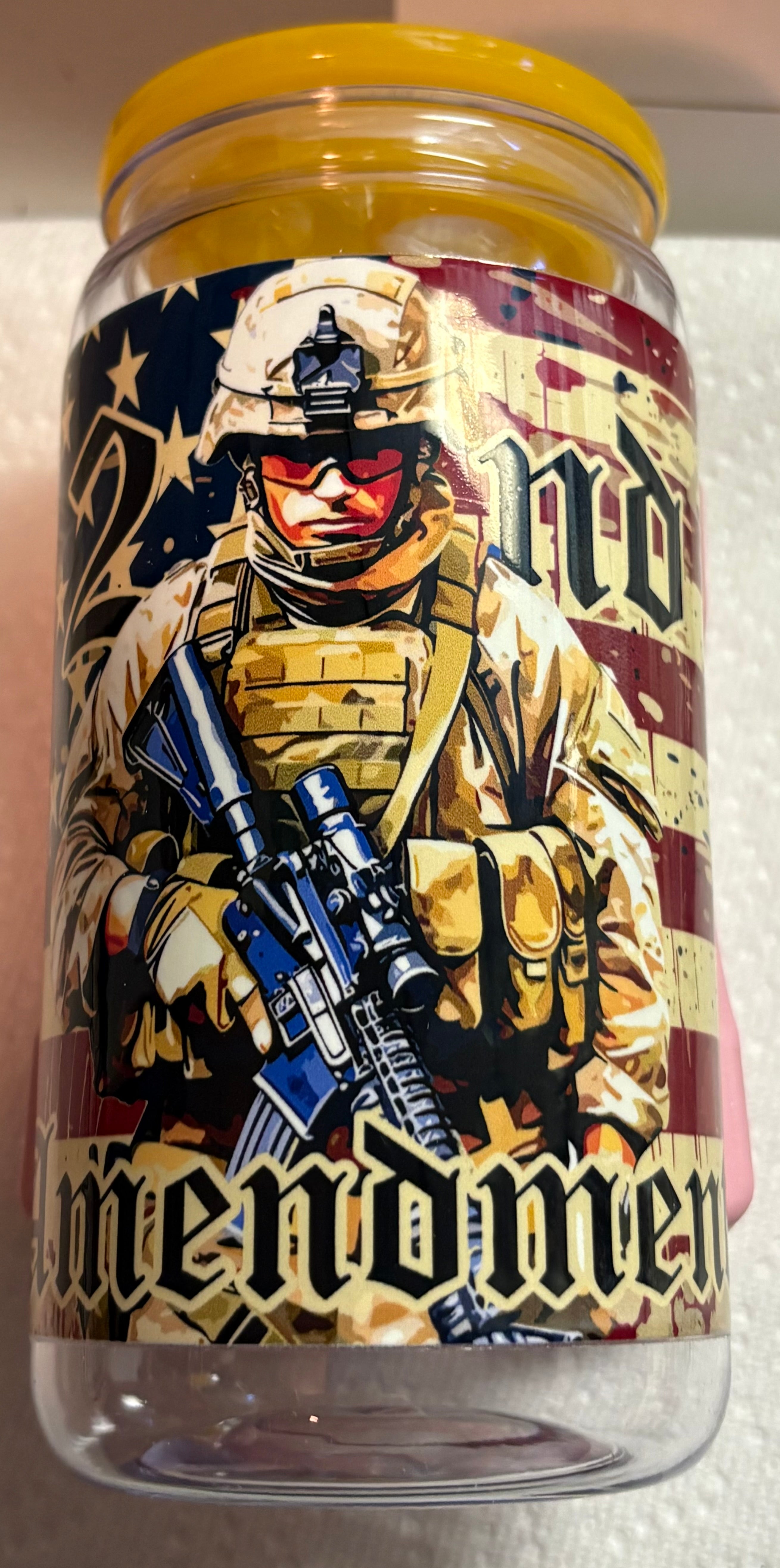16 ounce acrylic premade with wrap