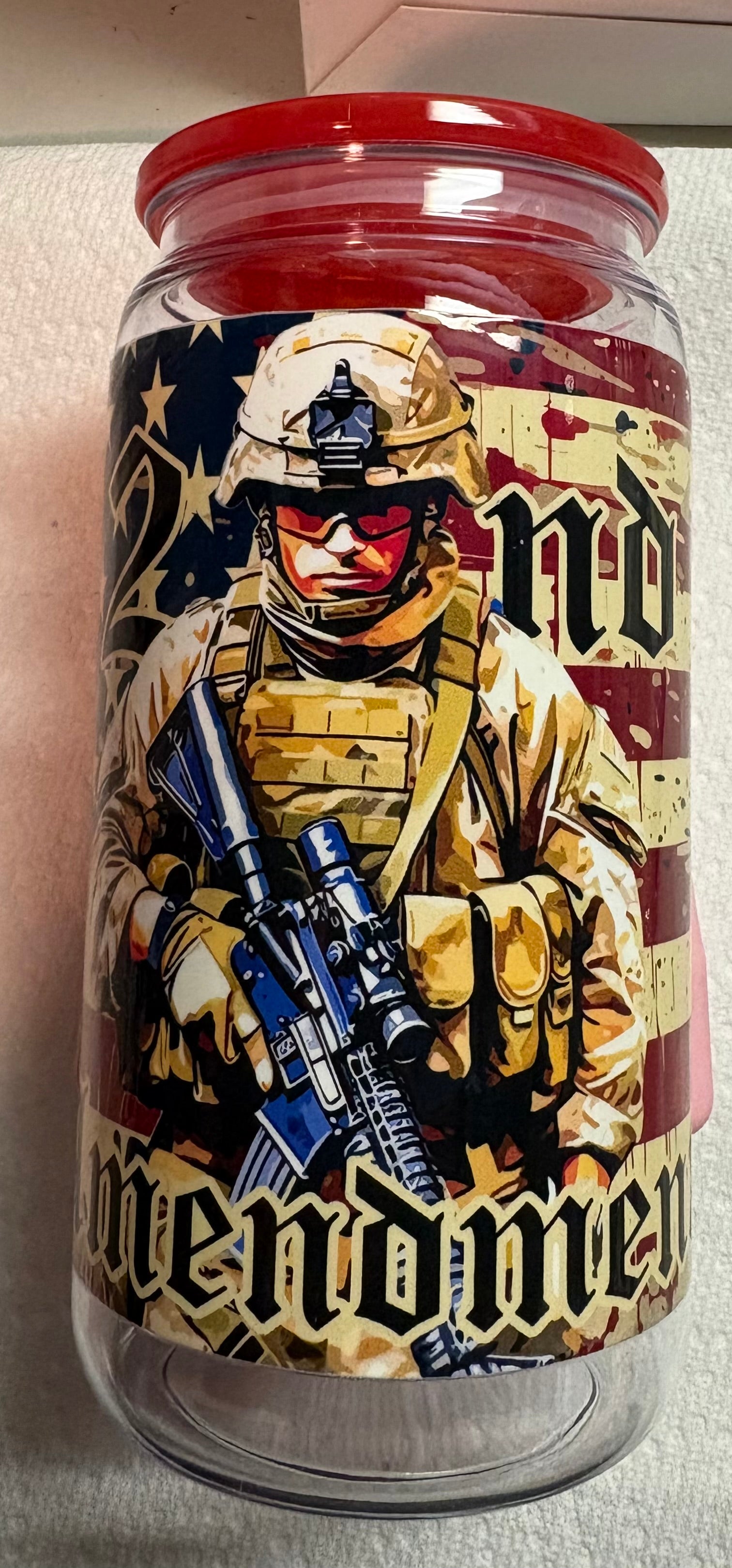 16 ounce acrylic premade with wrap