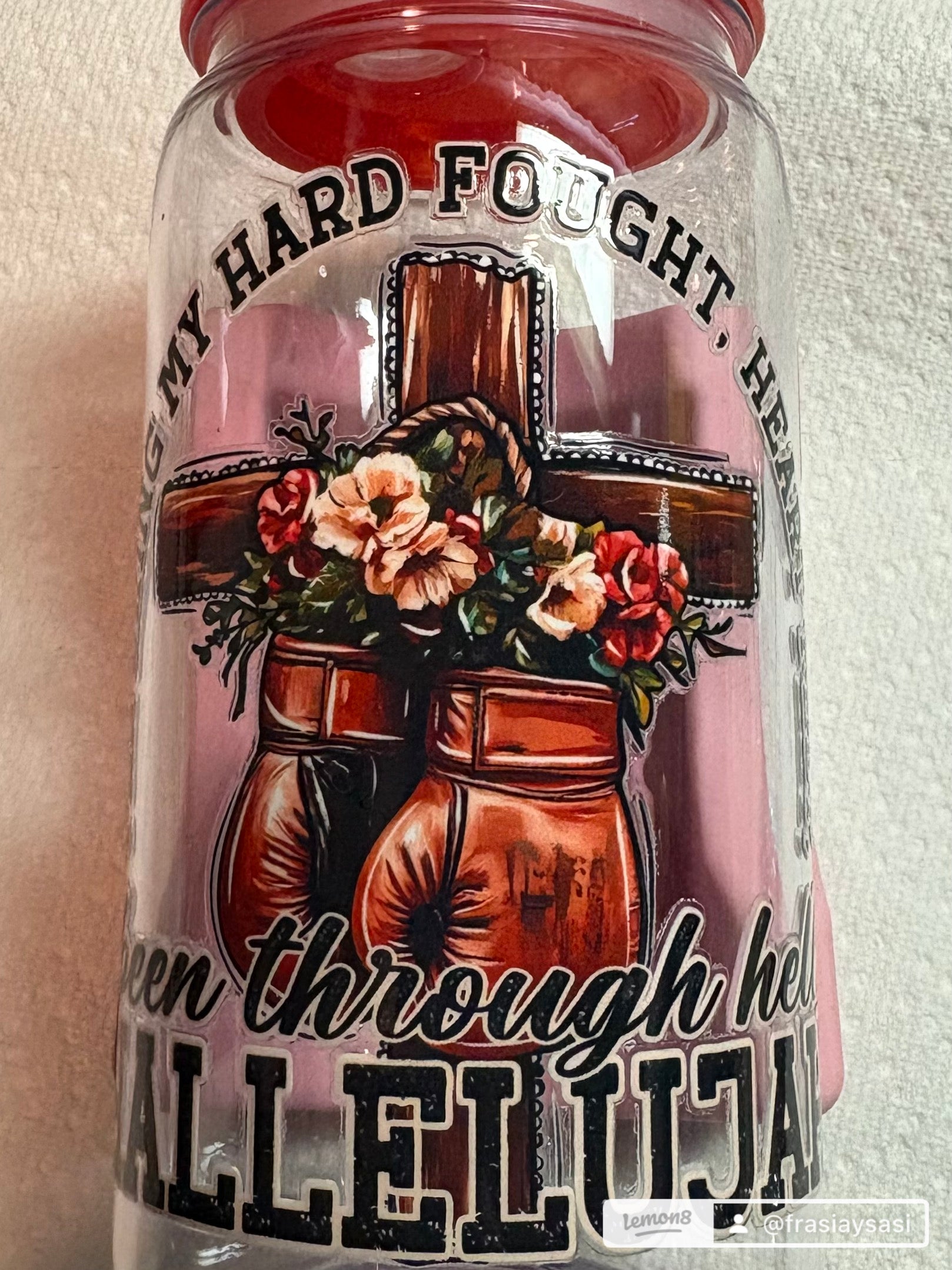 16 ounce acrylic premade with wrap