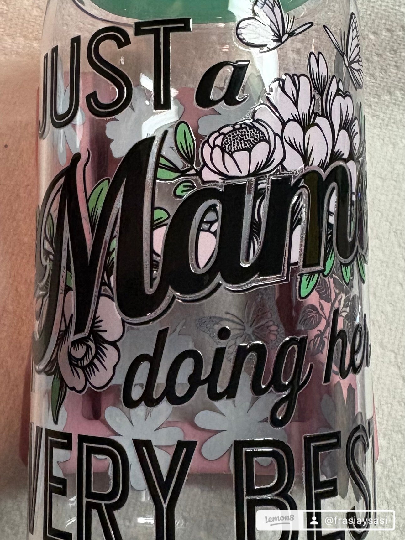 16 ounce acrylic premade with wrap