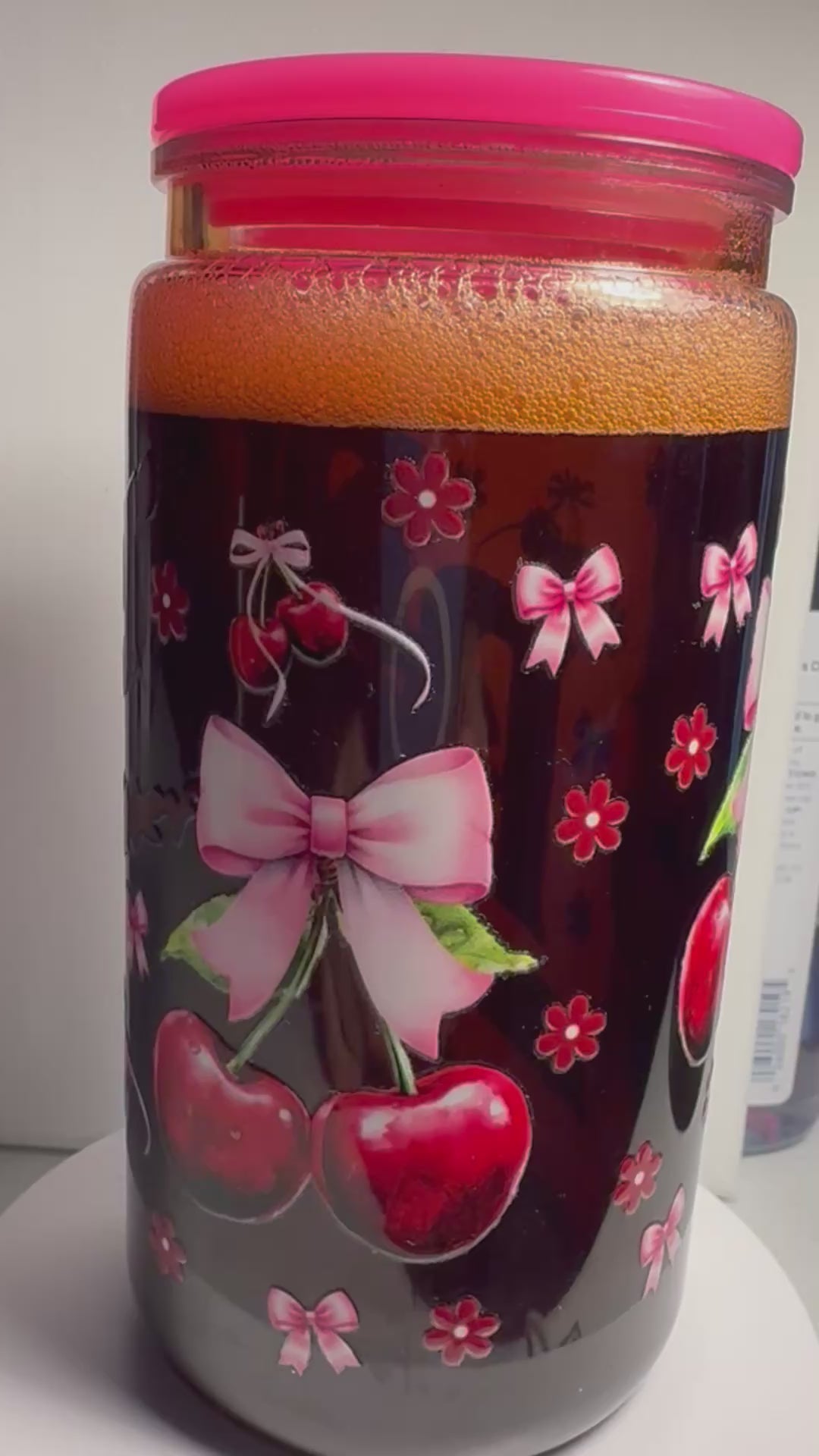 16 ounce acrylic Premade soda cup