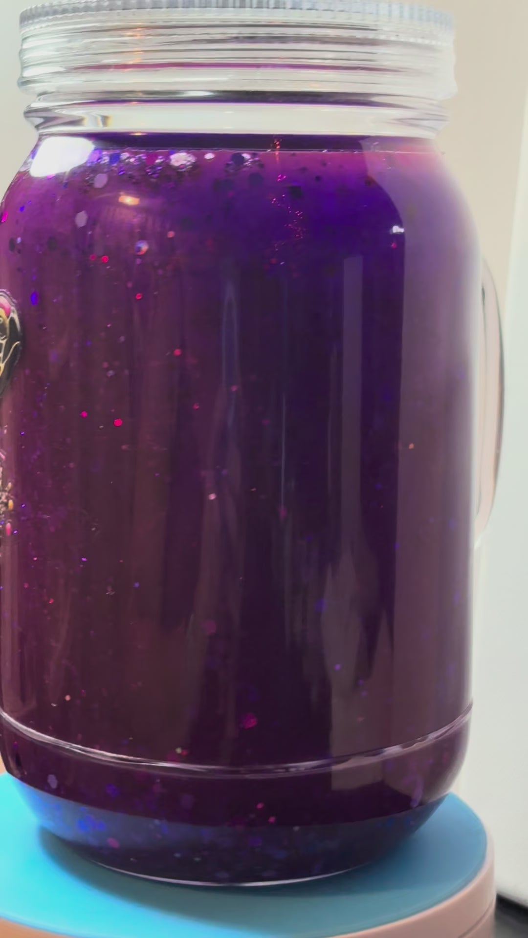 22 ounce acrylic mason jar tumbler